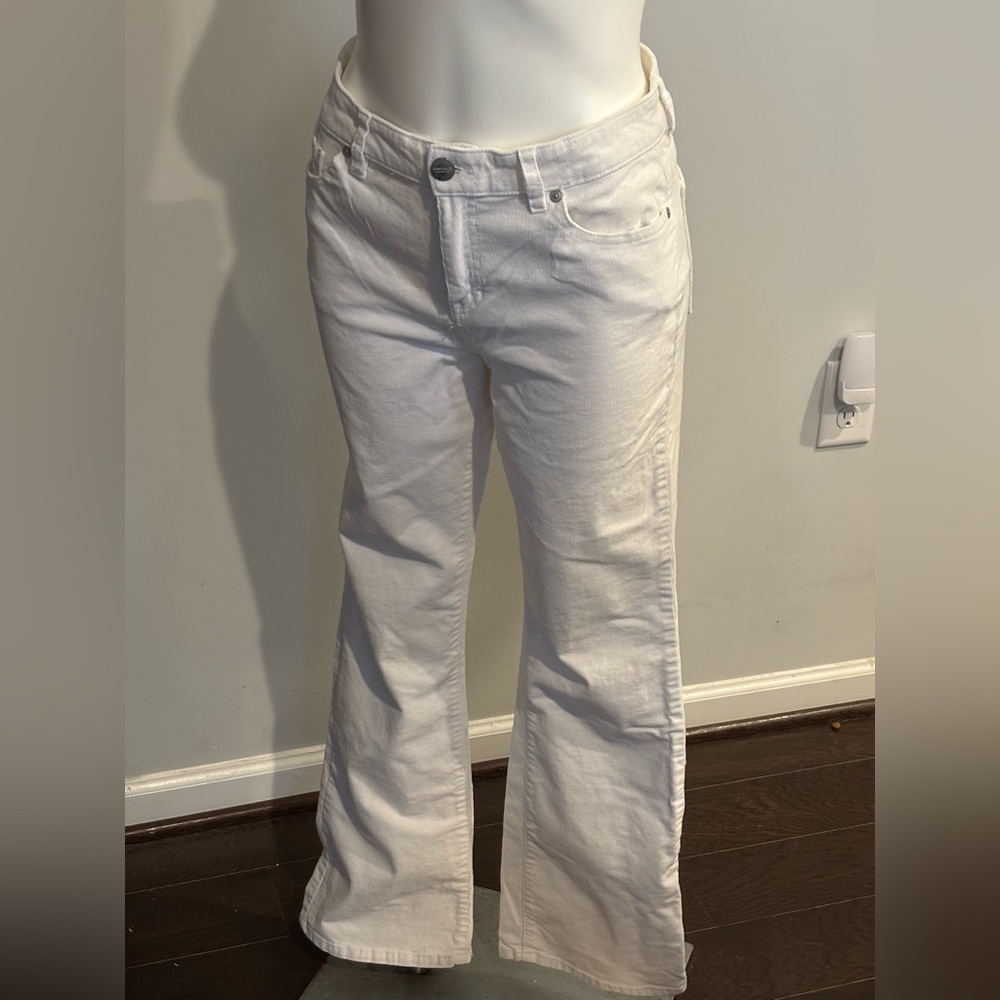 Jones New York Women's Wide Leg White Jeans